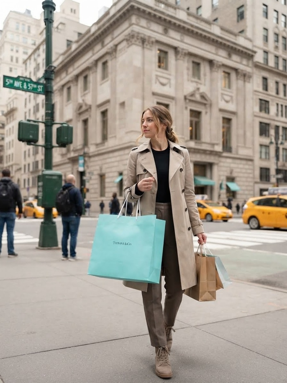 Tiffany & Co. Blue Large Shopping Tote - Iconic Luxury Gift Bag